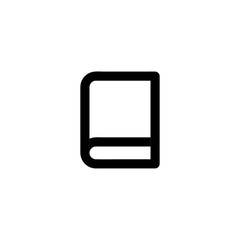 Fototapeta premium Book vector icon isolated on background. Trendy sweet symbol. Pixel perfect. illustration EPS 10.