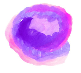 Purple Watercolor Splash