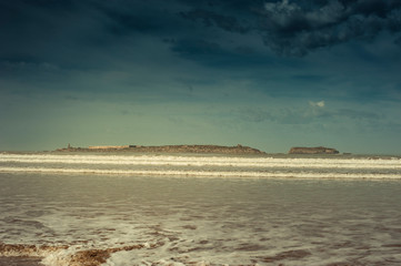 Beautiful Atlantic Ocean landscape  Essaouira, Morocco