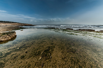 Atlantic coast near Essaouira, Morocco.