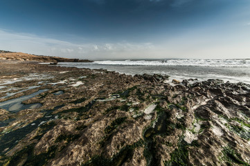 Atlantic coast near Essaouira, Morocco.