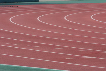 陸上競技場のトラック