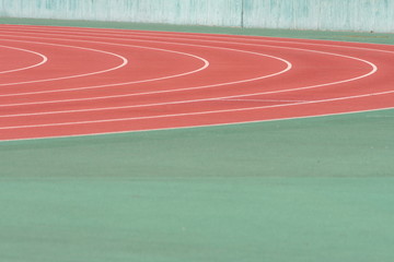 陸上競技場のトラック