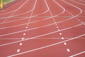 陸上競技場のトラック