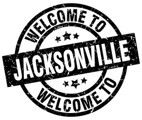 welcome to Jacksonville black stamp