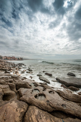 Atlantic coast near Essaouira, Morocco.