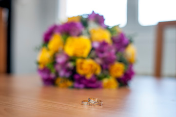 Bouquet of Flowers of the Bride