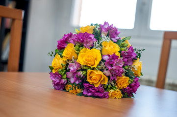 Bouquet of Flowers of the Bride