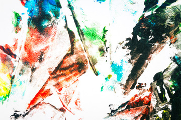 Abstract colorful hand painted background