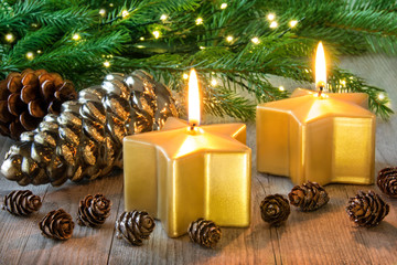 Golden Christmas Decorations