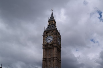 Fototapeta na wymiar london big ben, tower bridge and parliment tower