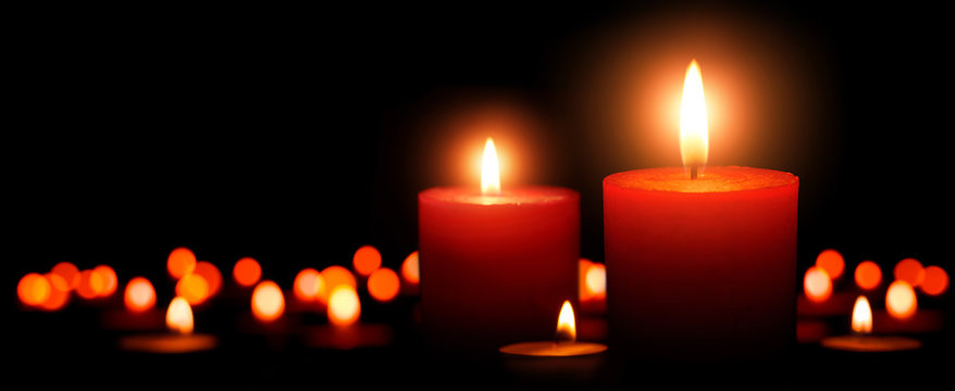 Advent Kerzen, zweiter Advent