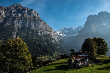 Wandern in den Schweizer Alpen, Berner Oberland, Grindelwald, Schweiz
