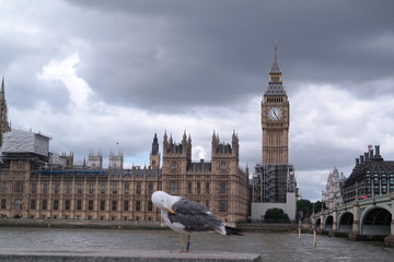 london big ben, tower bridge and parliment tower