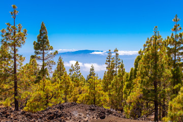 La Gomera view from Tenerife