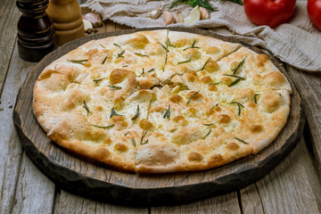 Focaccia with rosemary