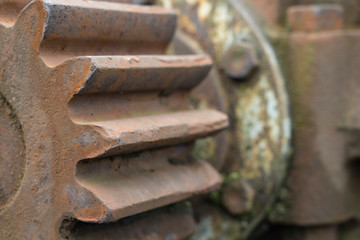 Detail eines Getriebes.