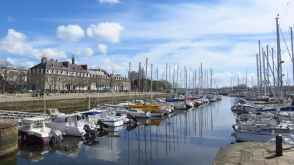 Photo sur Plexiglas Porte Port de plaisance de Lorient, en Bretagne (France)