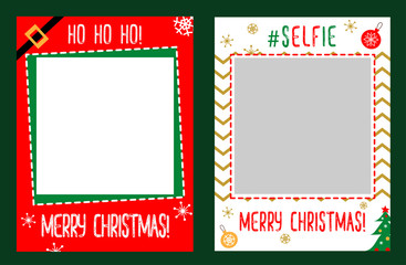 Photo booth props frame for christmas party Merry christmas