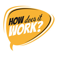 how does it work retro speech balloon