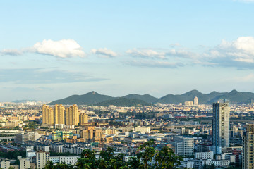 panoramic city skyline