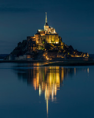 Nuit sur le Mont Saint Michel