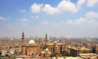 Obraz premium aerial view of Cairo