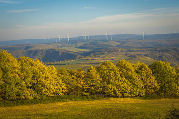 Landschaft Windkraftanlage
