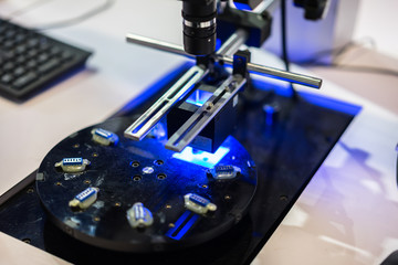 robot arm in factory