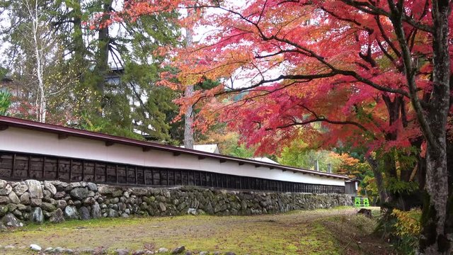 秋の福満虚空蔵尊円蔵寺（福島県・柳津町）