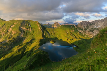 Schrecksee im Abendlicht