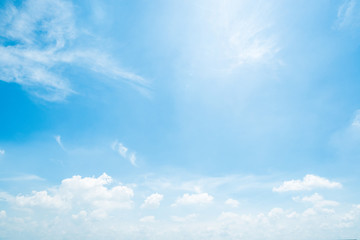 Naklejka na ściany i meble clear blue sky background,clouds with background.