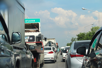 ambulance on the road