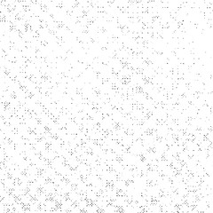 Grunge Texture on White Background, Abstract Dotted Vector, Halftone Scratch, Rough Monochrome Design