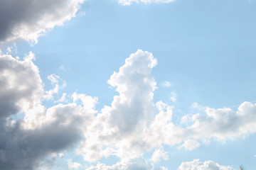 blue sky with clouds