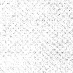 Grunge Texture on White Background, Black Abstract Dotted Vector, Monochrome Halftone Rough