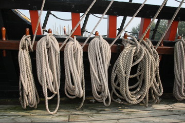 Robe on a old dutch ship