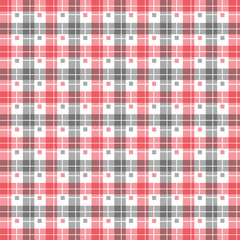 Gray and red seamless geometric pattern background