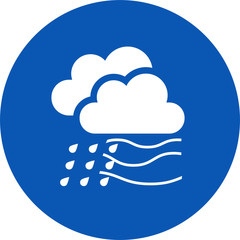 Set of Weather vector flat icons designs