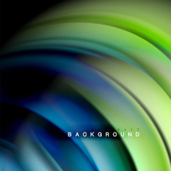 Background abstract - liquid color wave