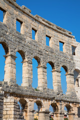 Obraz premium Pula. Roman amphitheater.