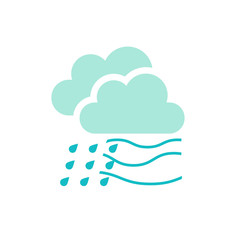 Set of Weather vector flat icons designs