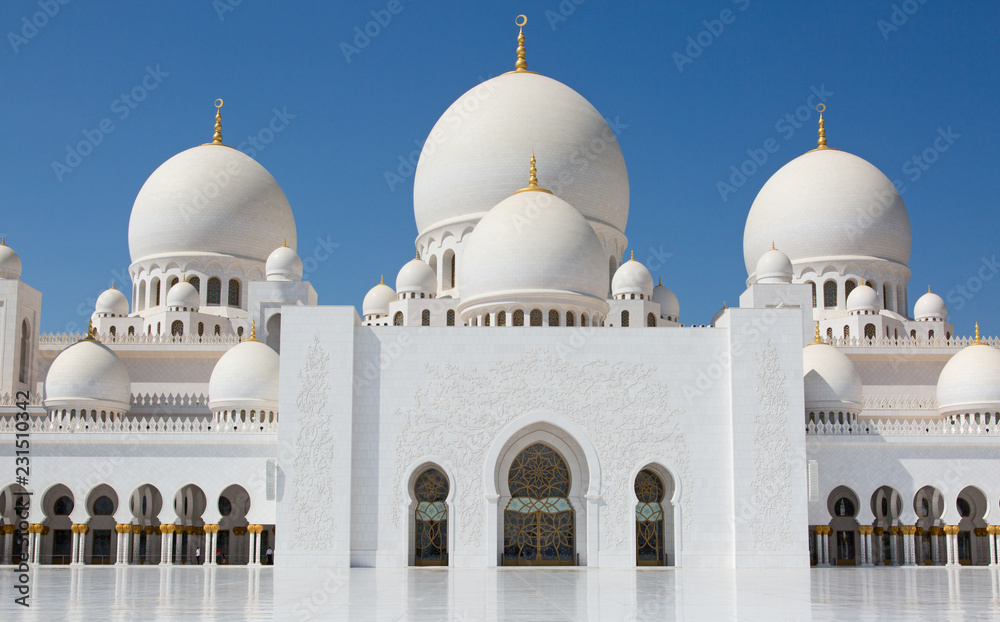 Canvas Prints sheikh zayed mosque