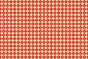 Fototapeta premium Merry Christmas pattern seamless. Christmas tree and Gift background. Endless texture for gift wrap, wallpaper, web banner background, wrapping paper and Fabric patterns.