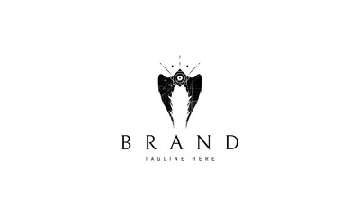 Angel Wings vector logo image