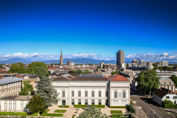 View of Mulhouse from the top