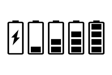 Battery vector icon
