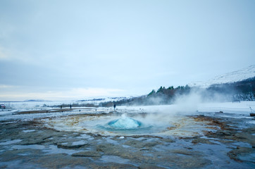 アイスランド　間欠泉