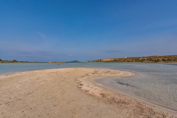 Elafonisi, one of the most famous beaches in the world, Crete, Greece