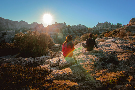 atardecer en el torcal